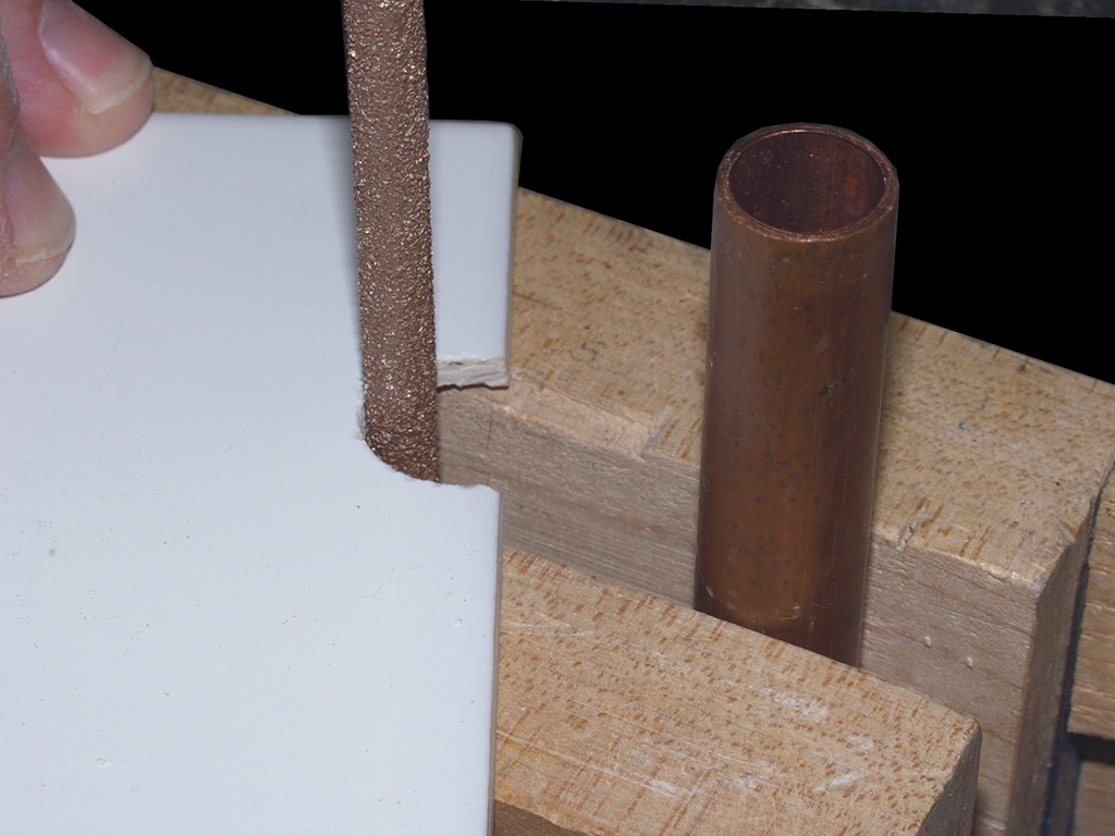 Duragrit rundfil ø6mm K60 med håndtak