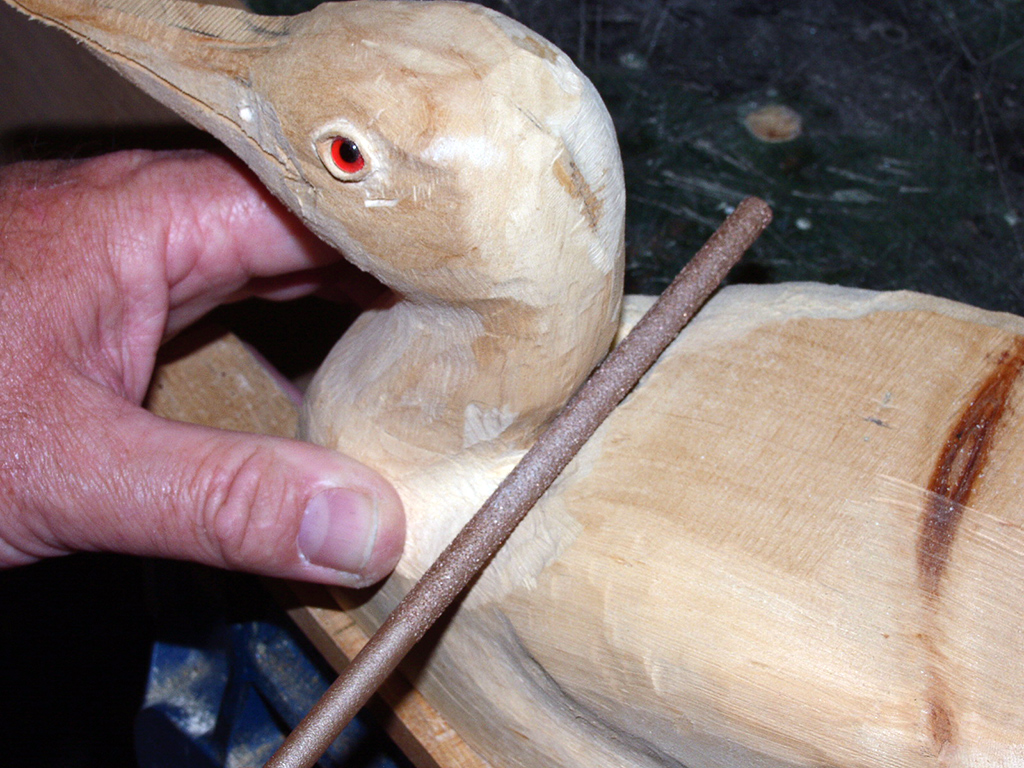 Duragrit rundfil ø6mm K60 med håndtak