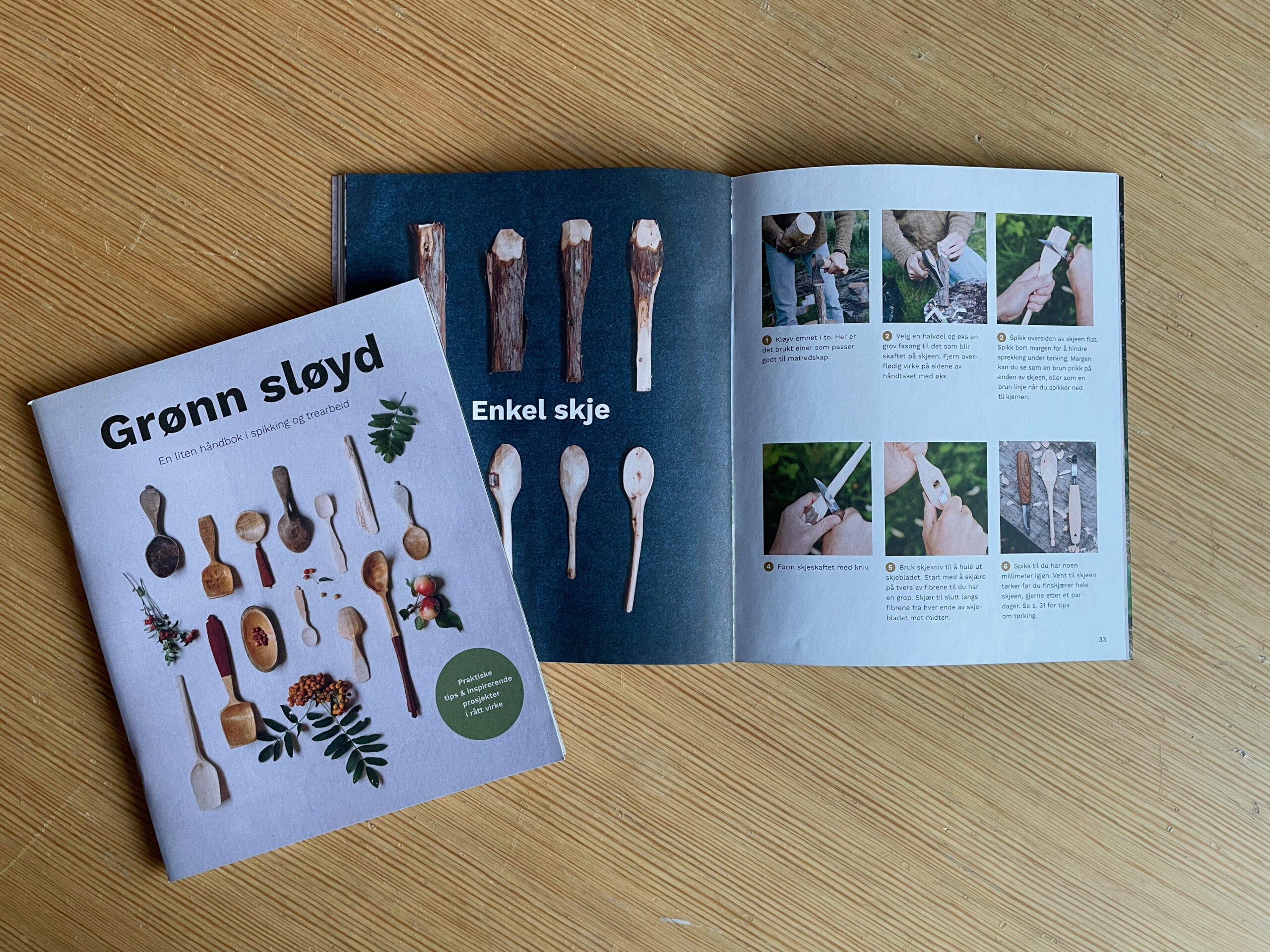 Grønn sløyd hefte - Norges Husflidslag