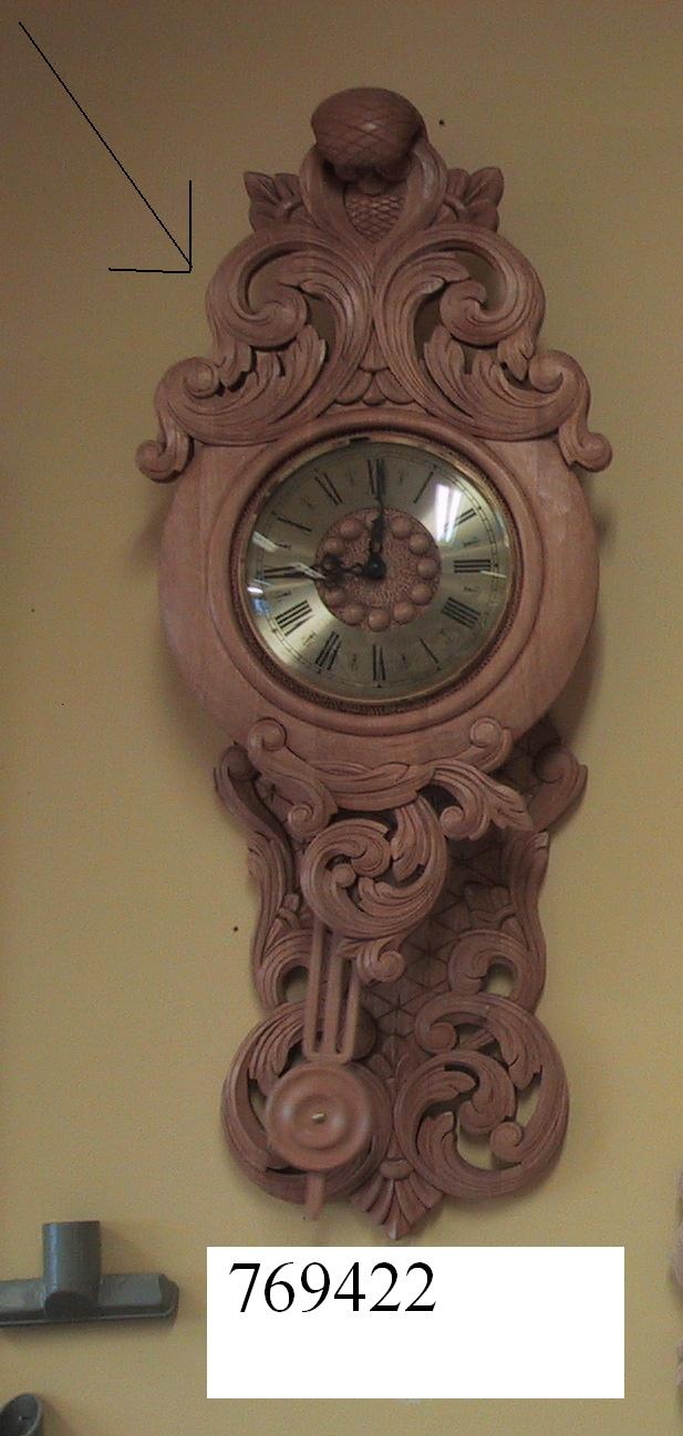 Tegning veggur vifte75x56 ø200