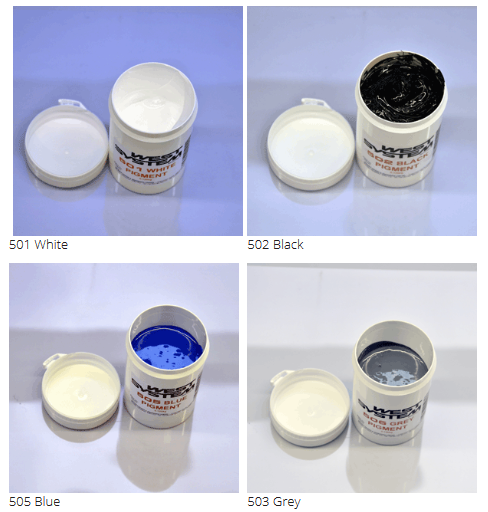 West epoxy fargepigment hvit 501 125g