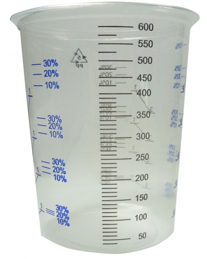 West målebeger 600ml blandebeger