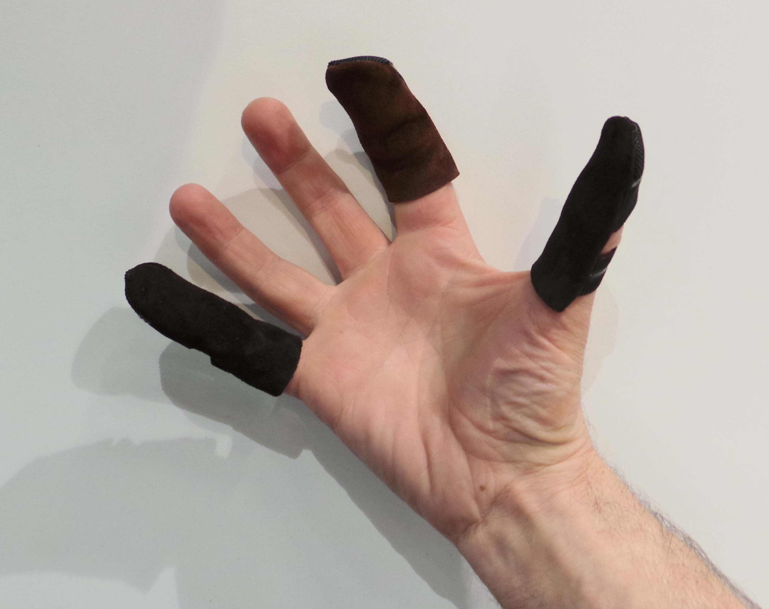 Fingerbeskyttelse 3stk skinn small