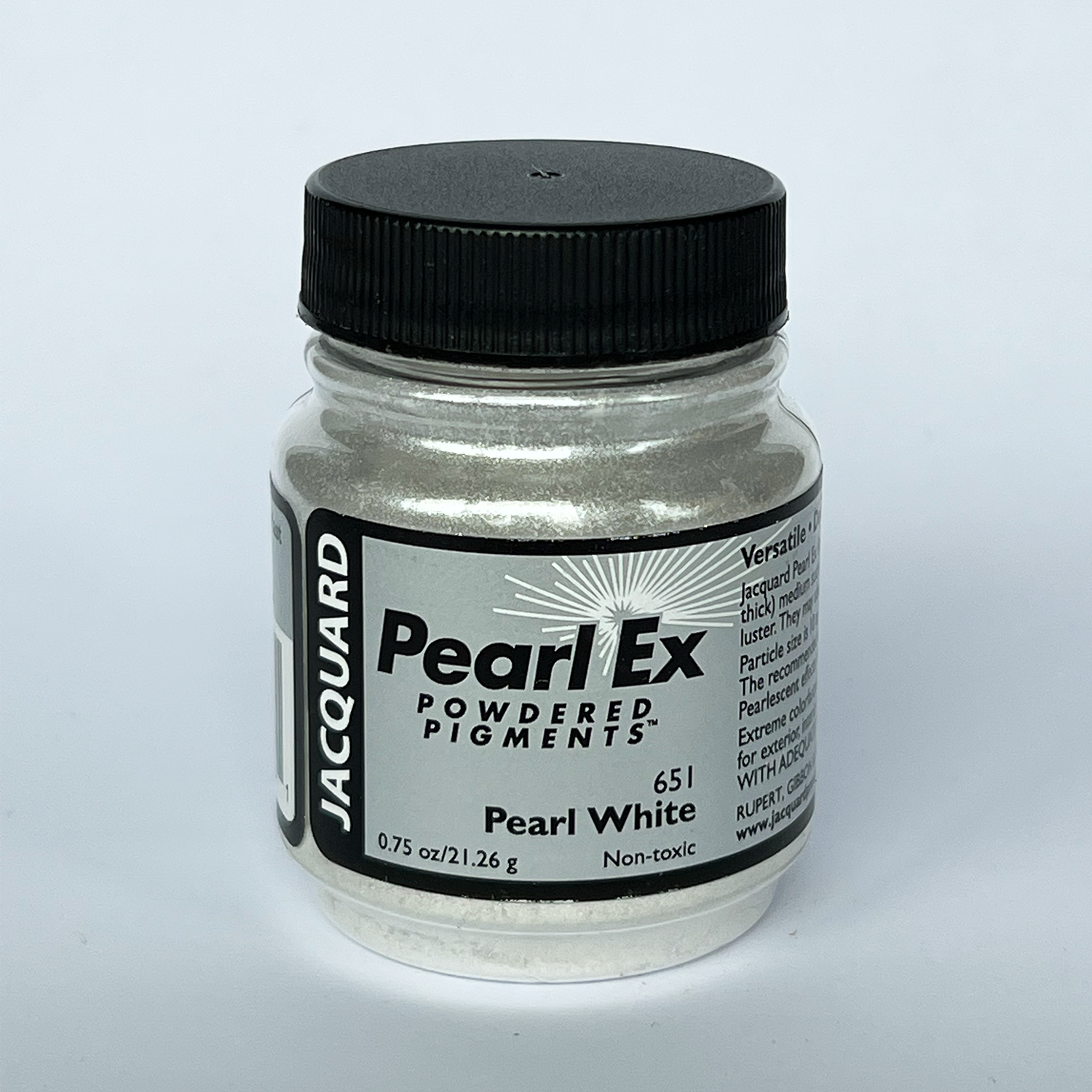 Pearl Ex fargepulver 651 Pearl white 21g