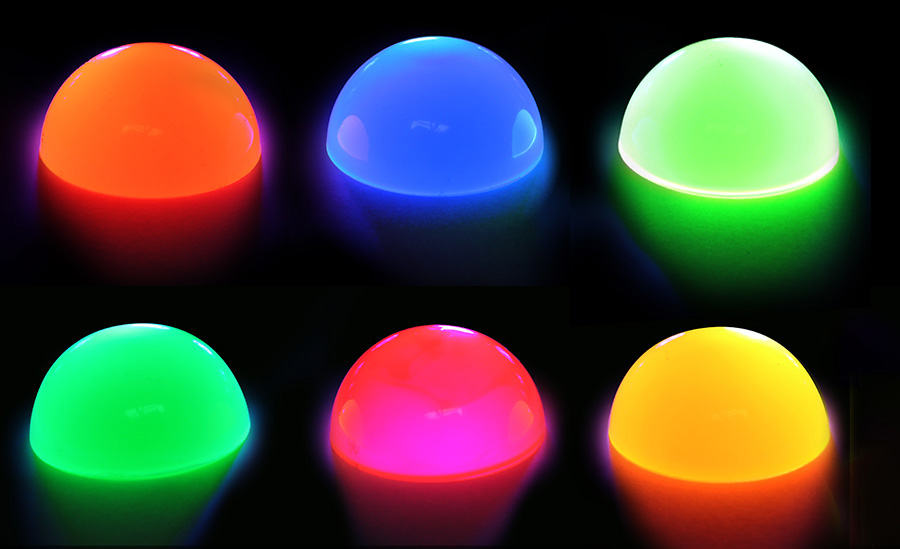 Neonfager for epoxy 6 stk fluoriserende