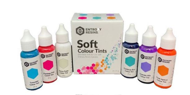 Entropy resin farger 6 stk SOFT