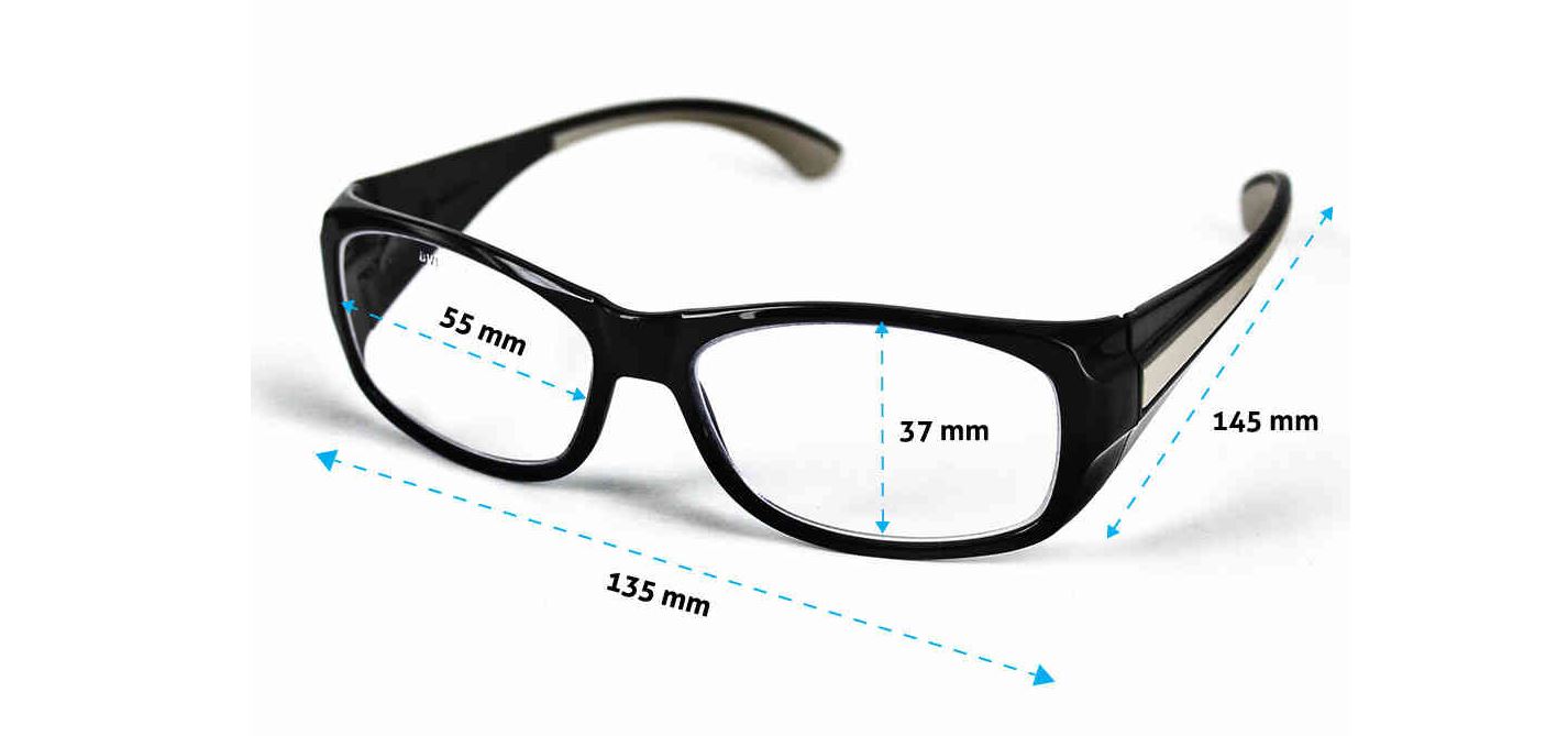 Vernebrille Tech3 m/styrke 1.00 VH20