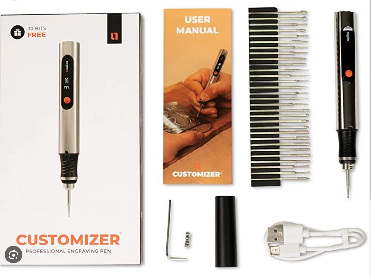 Culiau Graveringspenn m/tilbehør oppladbar