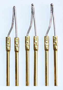 Burnm 3 stk kulespiss 1-1,5-2mm