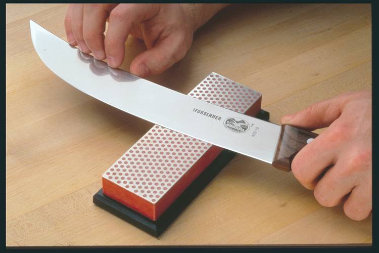 DMT 6'' diamantbryne fin-rød