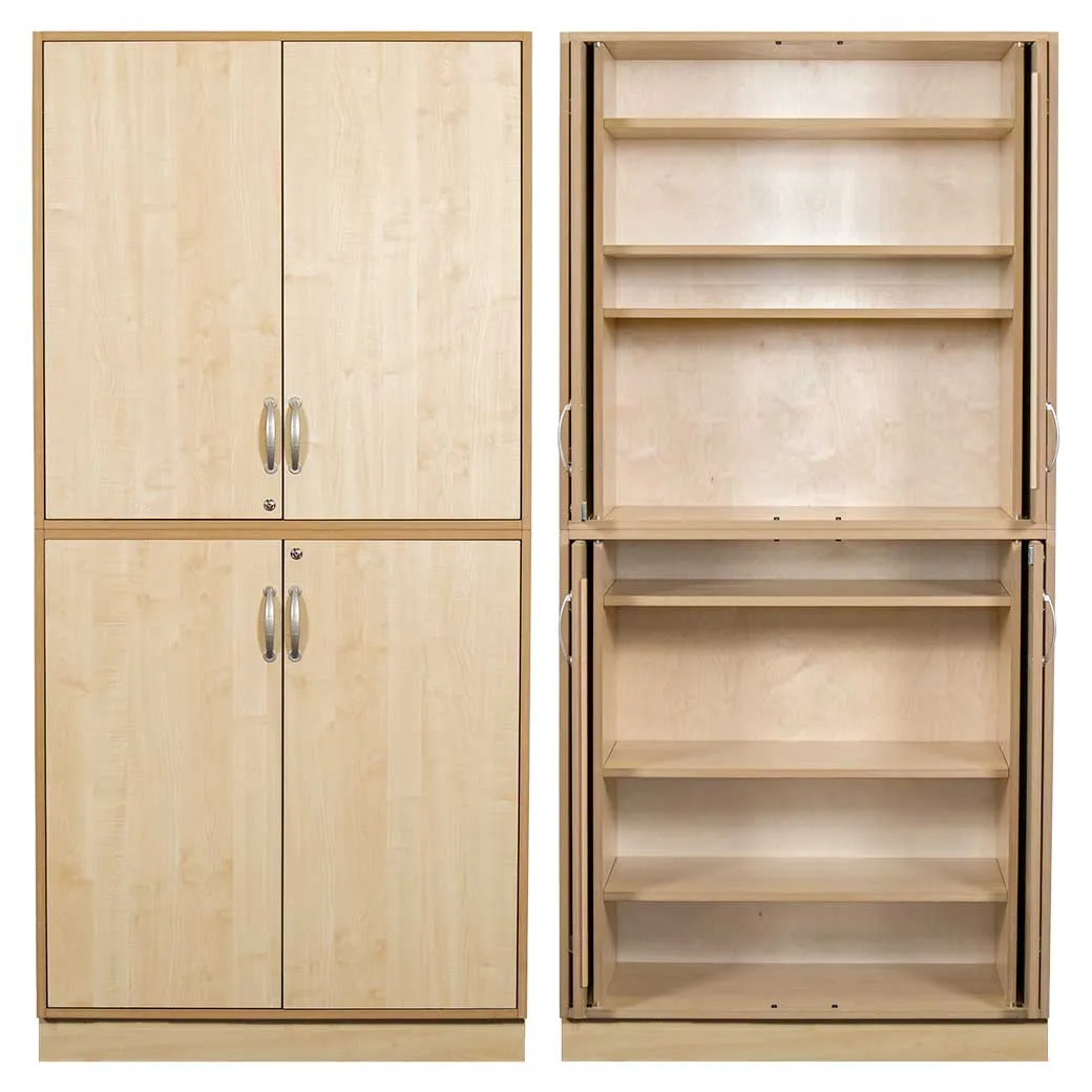 Sjøbergs Skap 1, 6 hyller, bjørk