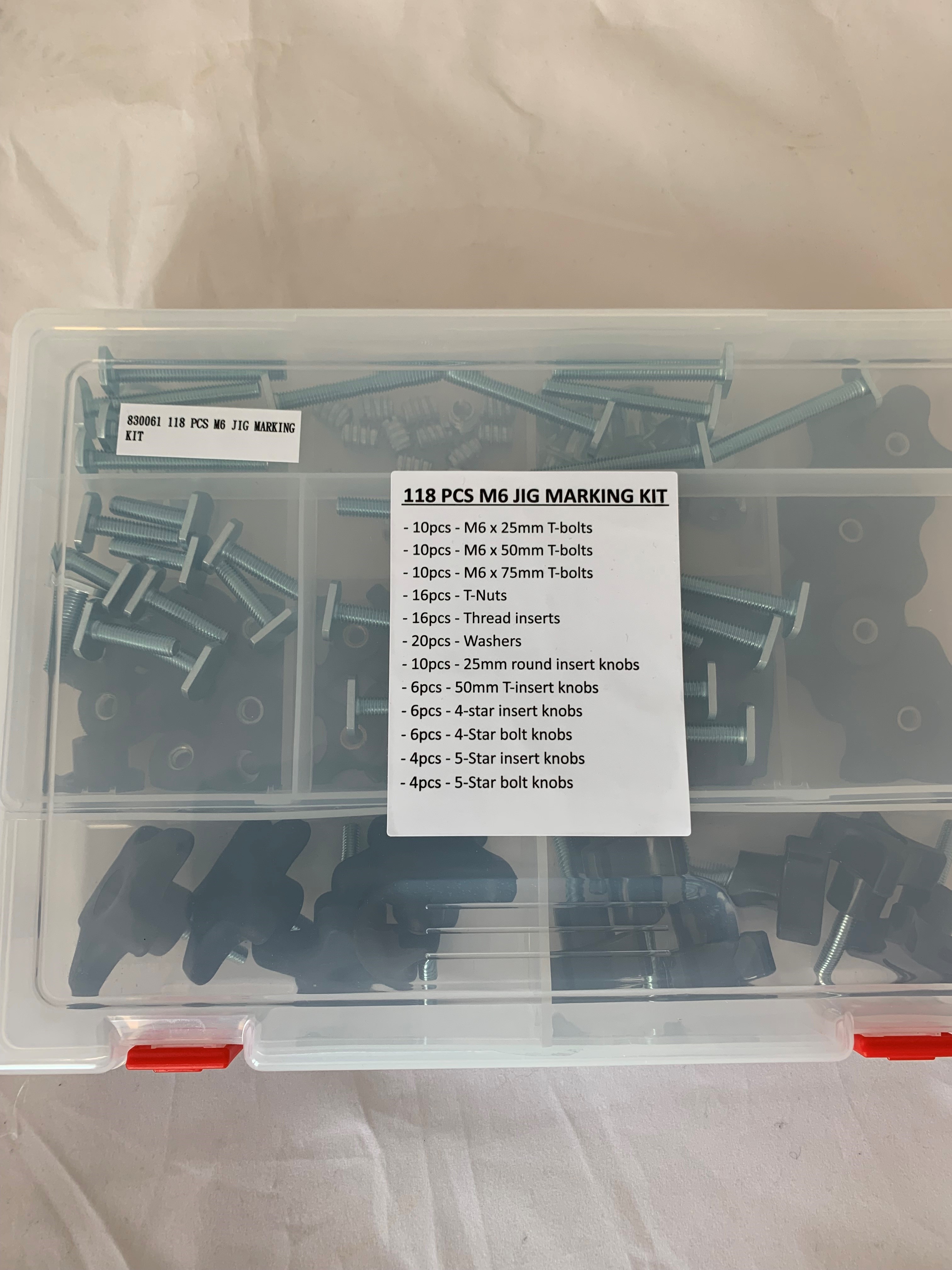 Tilbehørsett fresing 118deler MM