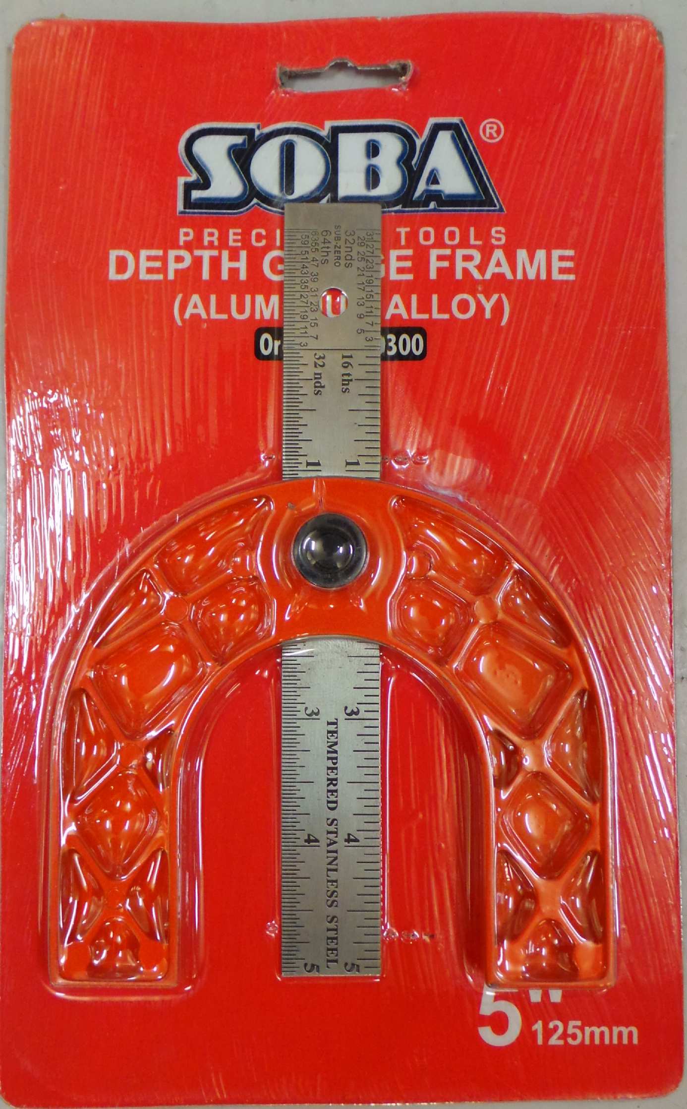 Dybdemåler fres aluminium 125