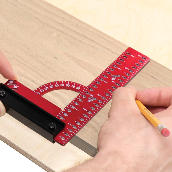 Milescraft mini vinkel 150mm m/markeringshull MM skala
