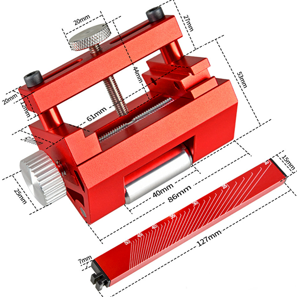 Brynejigg aluminium side/toppfeste