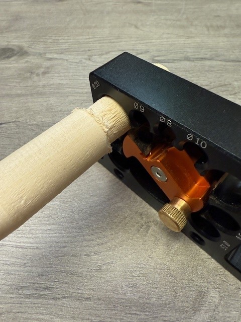 Rundstokk fres 9 dimensjoner - justerbar