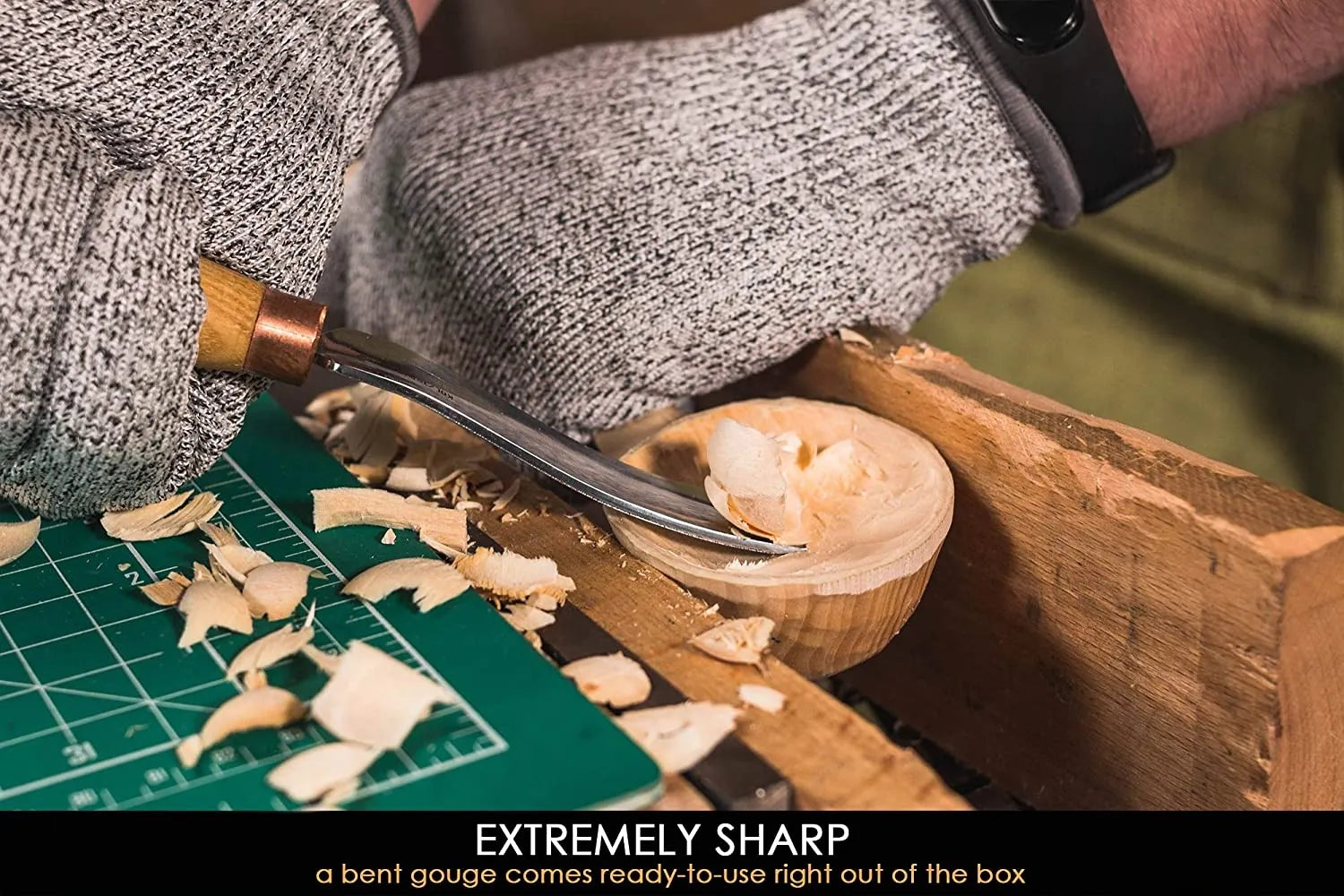 Beavercraft treskjærerjen lang bøy no 6 15mm