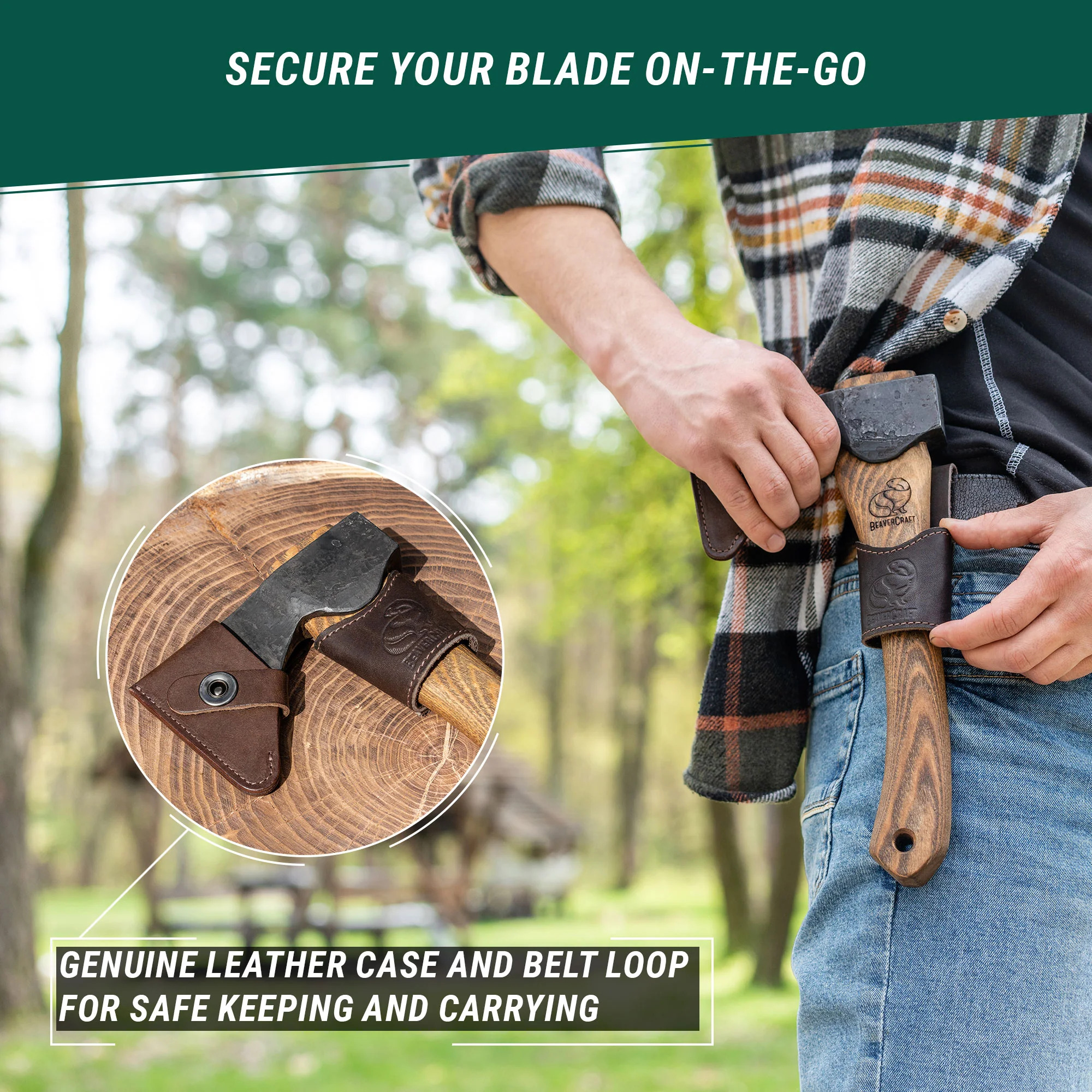 Beavercraft AX1 kompakt øks til sløyd