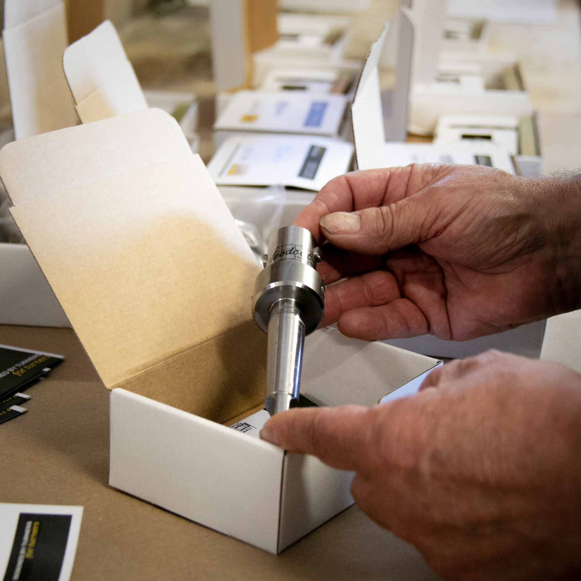 Woodcut mill drill for Crushgrind pepper/salt kverner