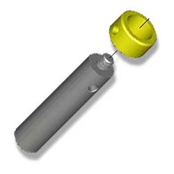 Woodcut bowlsaver holder 30 x180mm