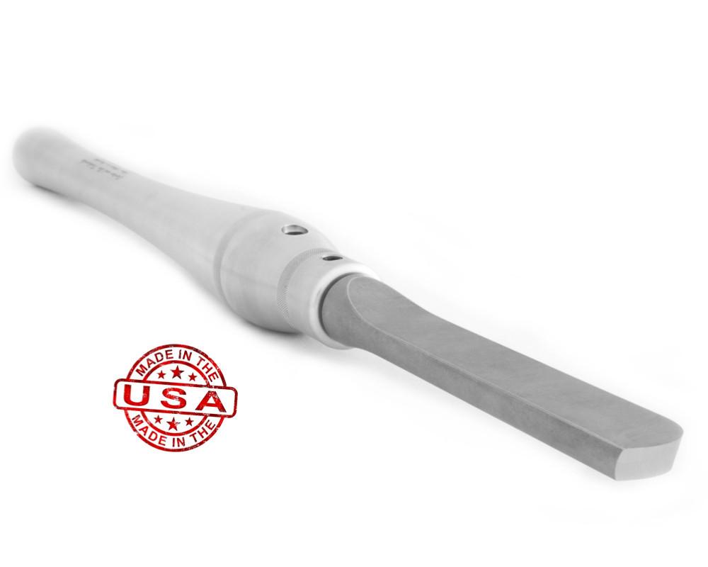 Carter bolleskrapejern 25mm alu skaft 40cm