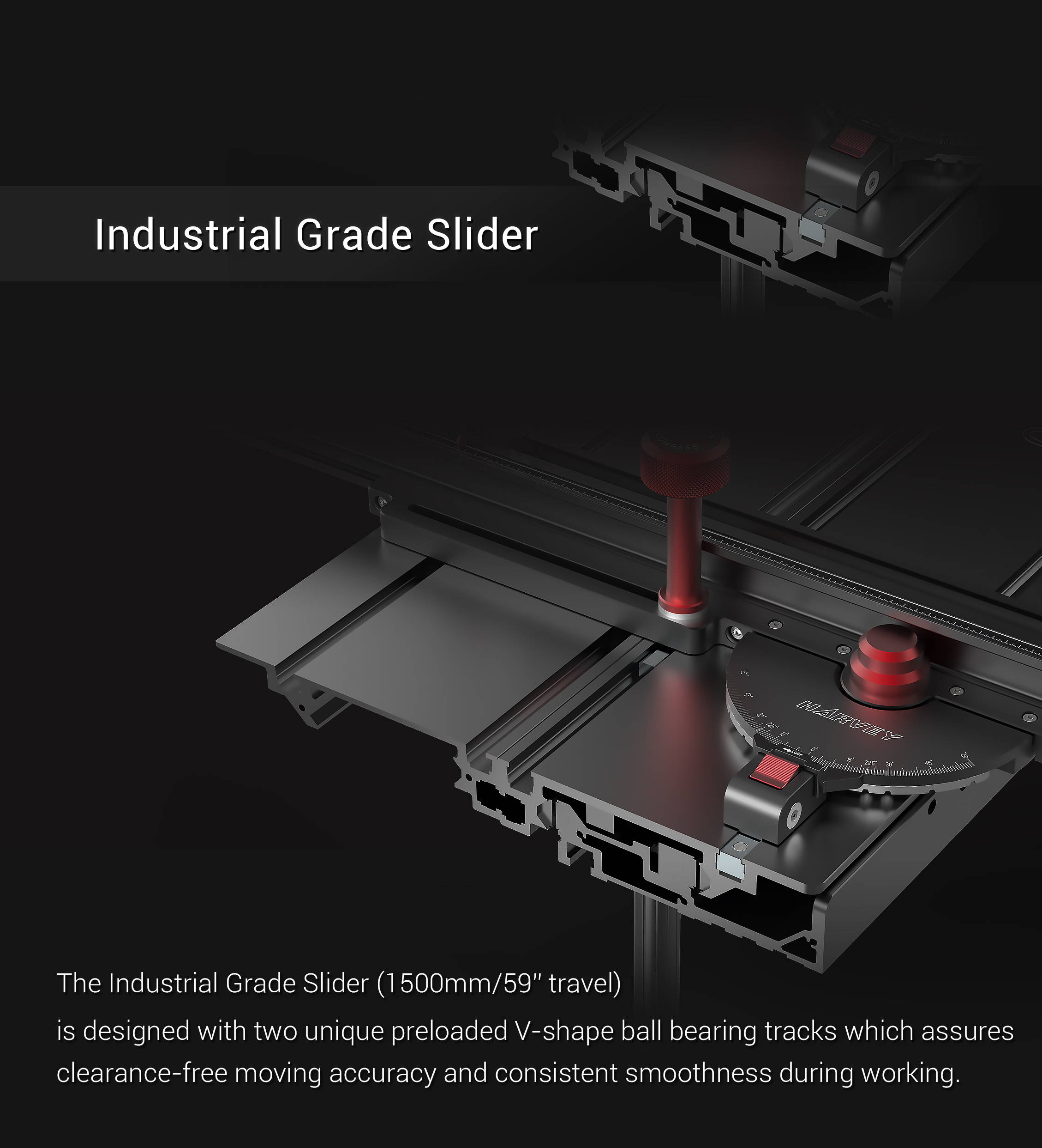 Harvey Presisjons rullebord Compass
