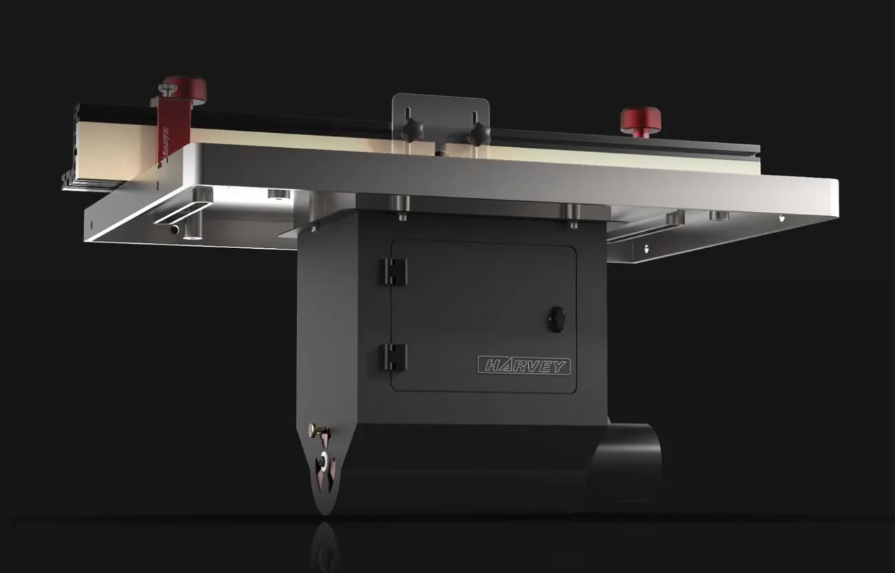 Harvey avsugs inndekning for fresebord