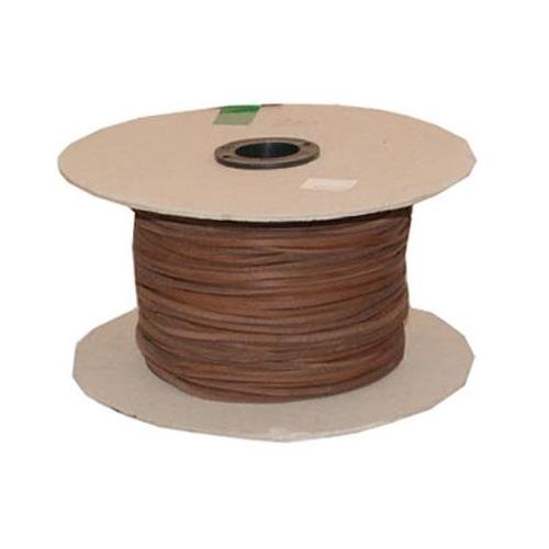 Lærsnor brun myk 2,5 til 3,5mm