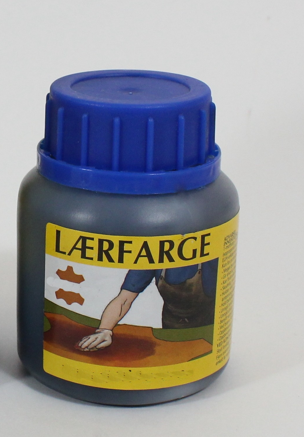 Lærfarge mørkebrun 250ml