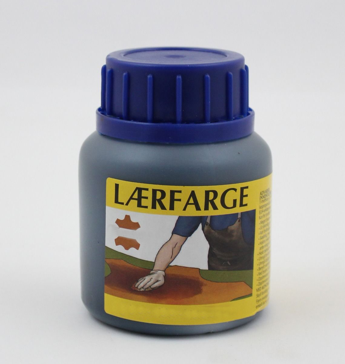 Lærfarge mørkebrun 250ml
