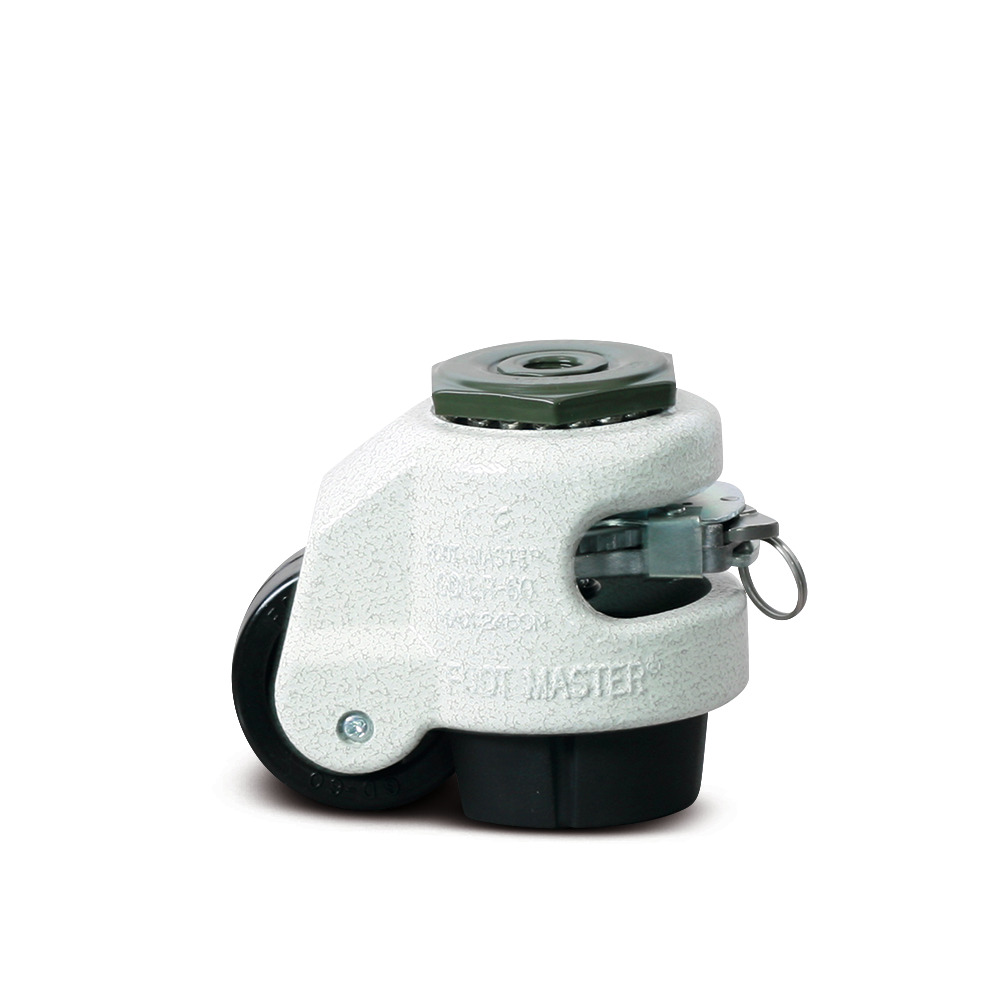 Footmaster hev/senk hjul M12 feste GDR-60-S-N m/håndtak