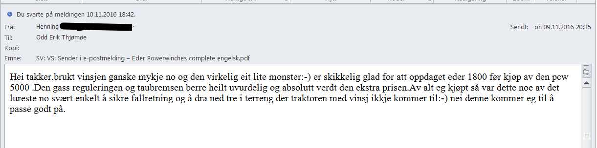 Eder skogs vinsj ESW1800