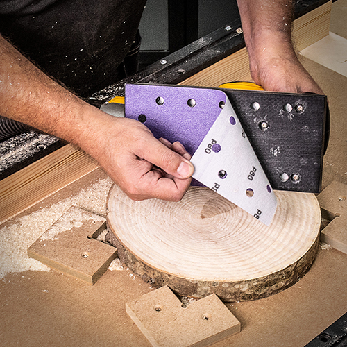 Trend pusseark 115x230 k120  alu ox 10 stk