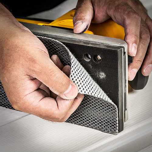 Trend pusseark 115x230 k150 mesh 5 stk