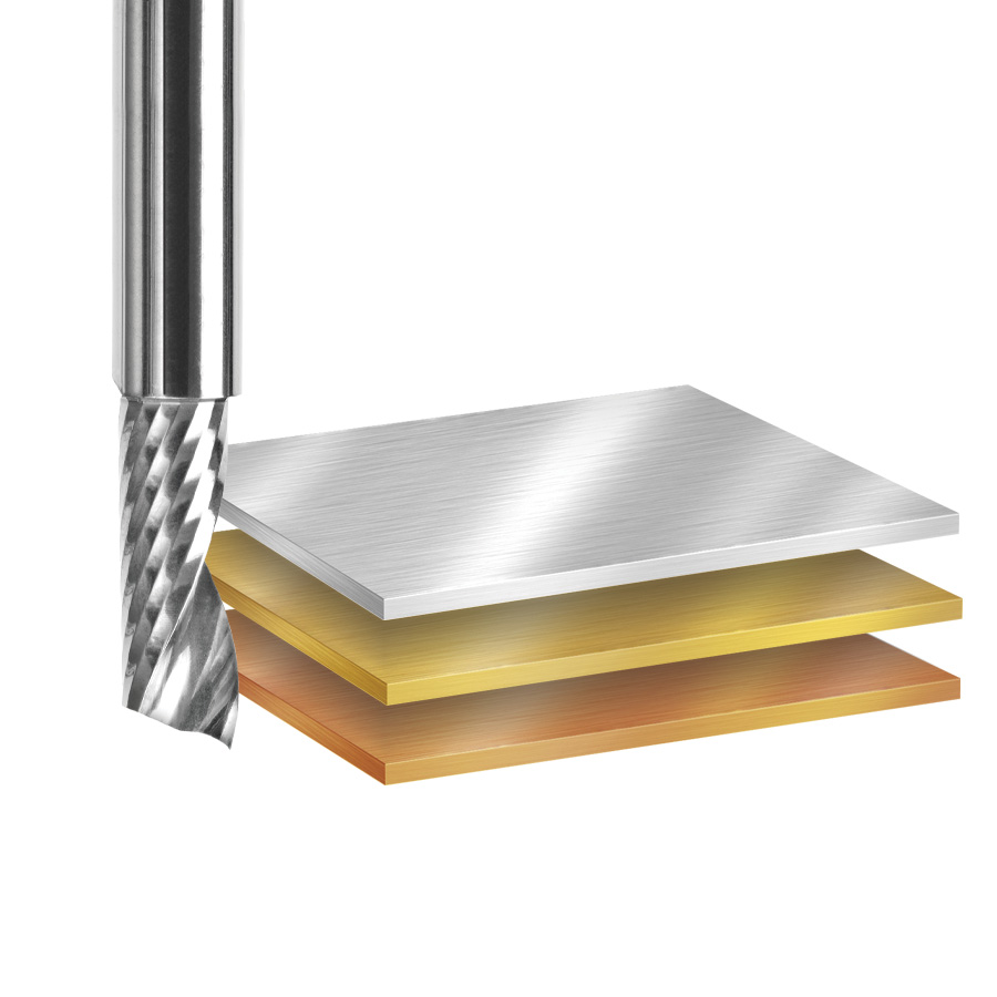 AM 2mmx6mmSHANK SPIRAL O ALUMINUM