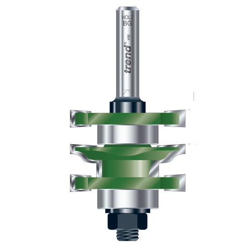 Kontraprofil fresesett 2 stk ø12mm