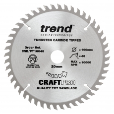 Craft blade pt tcp 160x48t x 20mm