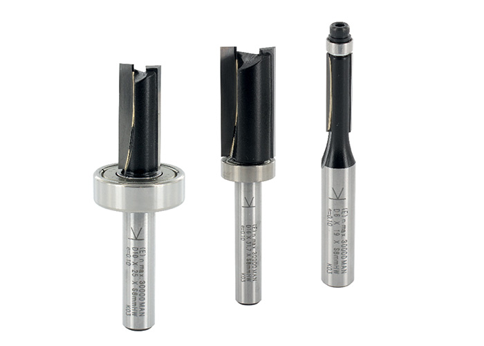 ENT fresesett for buede kurver 3 deler 8mm