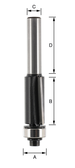 ENT kanttrimmer ø12,7x25.4 sk8 skråskjær