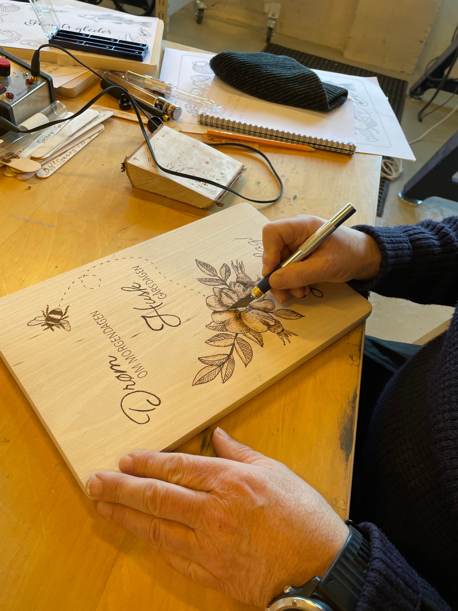 Pyrografi kurs 2 dager 29-30 nov 2025