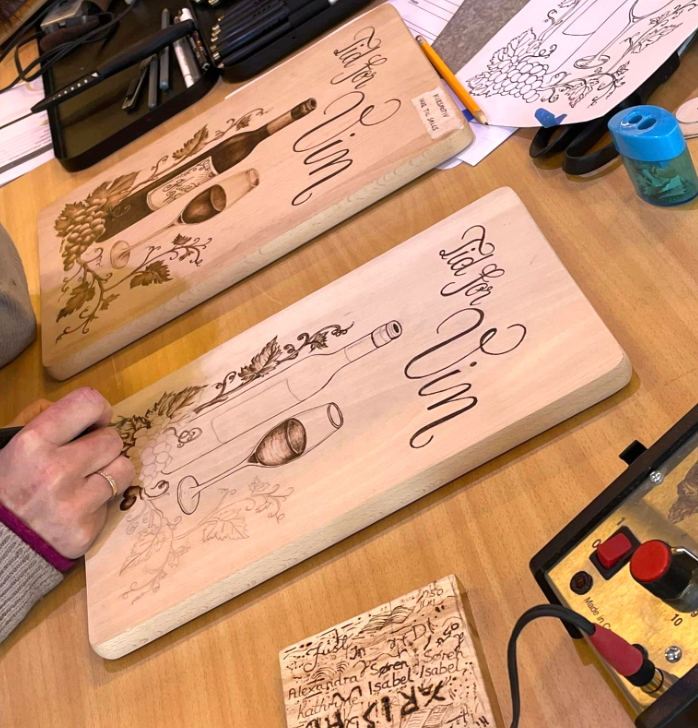 Pyrografi kurs i Trondheim 14-15-16 november 2025