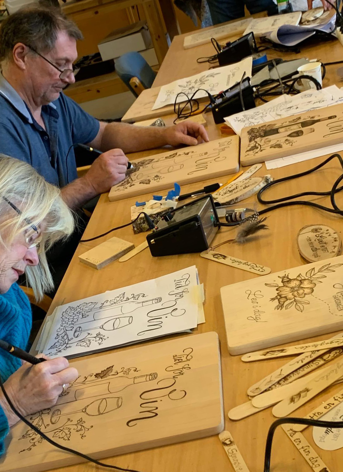 Pyrografi kurs i Trondheim 14-15-16 november 2025