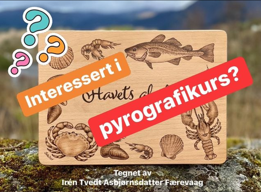 Pyrografi kurs i Trondheim 14-15-16 november 2025