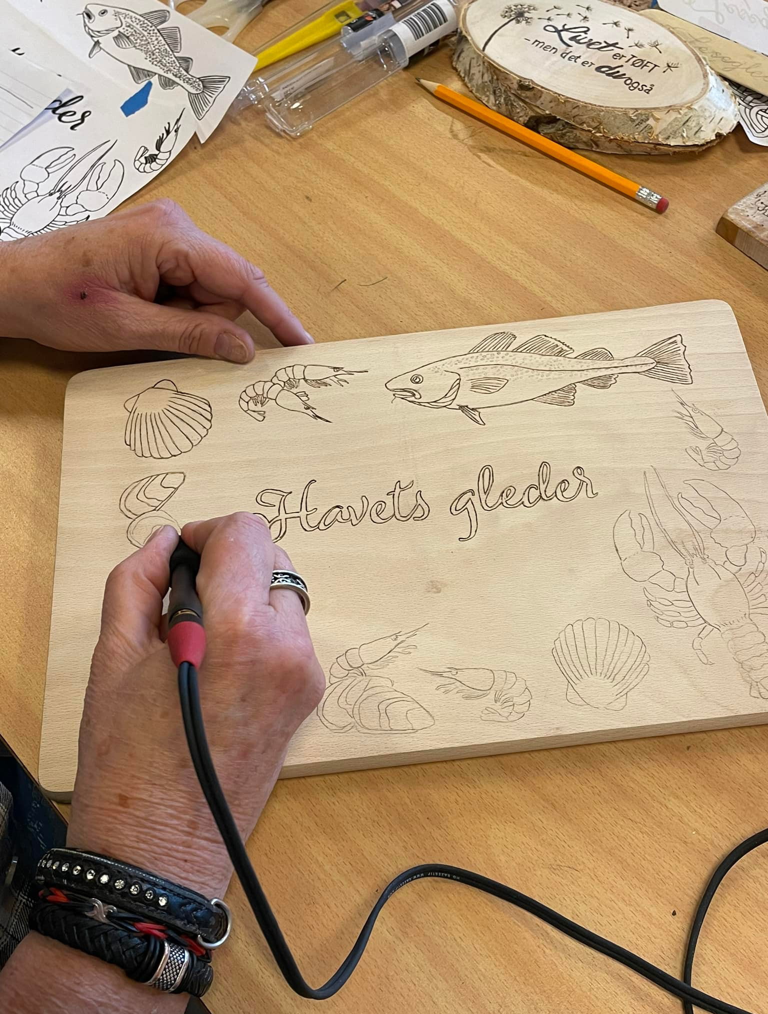 Pyrografi kurs i Trondheim 14-15-16 november 2025