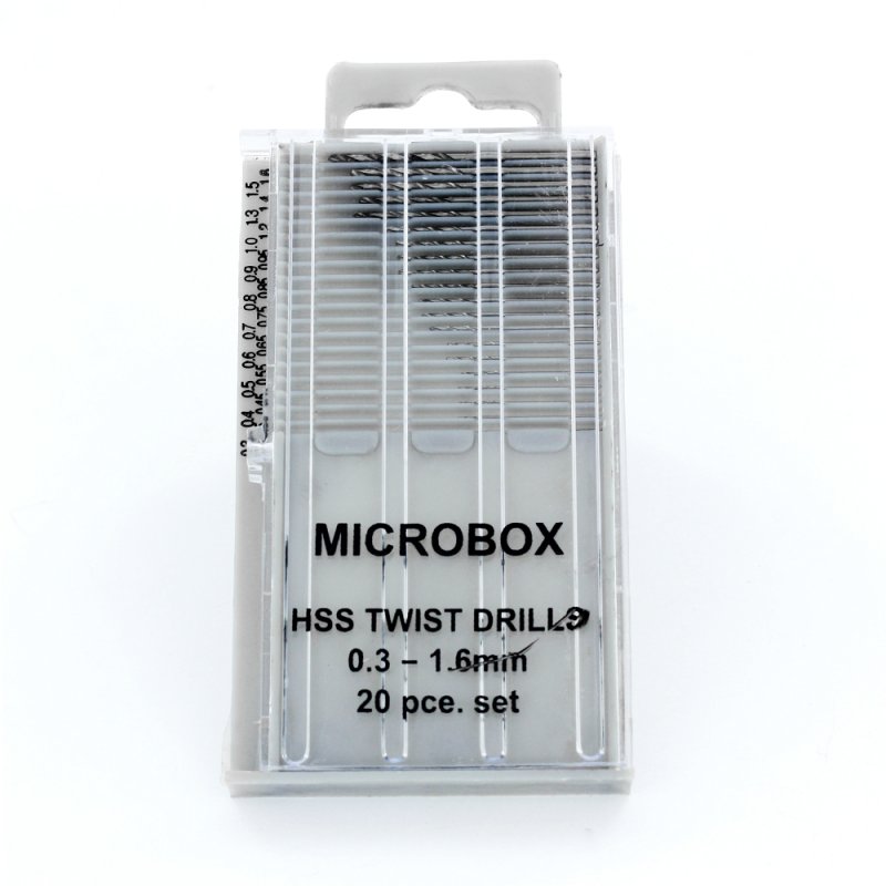 Mc mikrobor 20stk 0,3-1,6mm