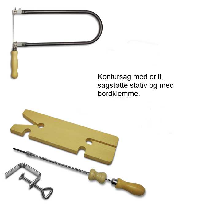 Pegas løvsagsett 6 deler