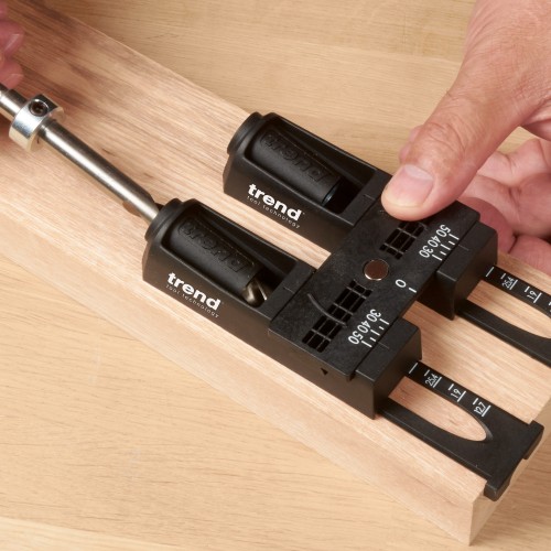 Trend pocket hole jigg 3-i-1 sett