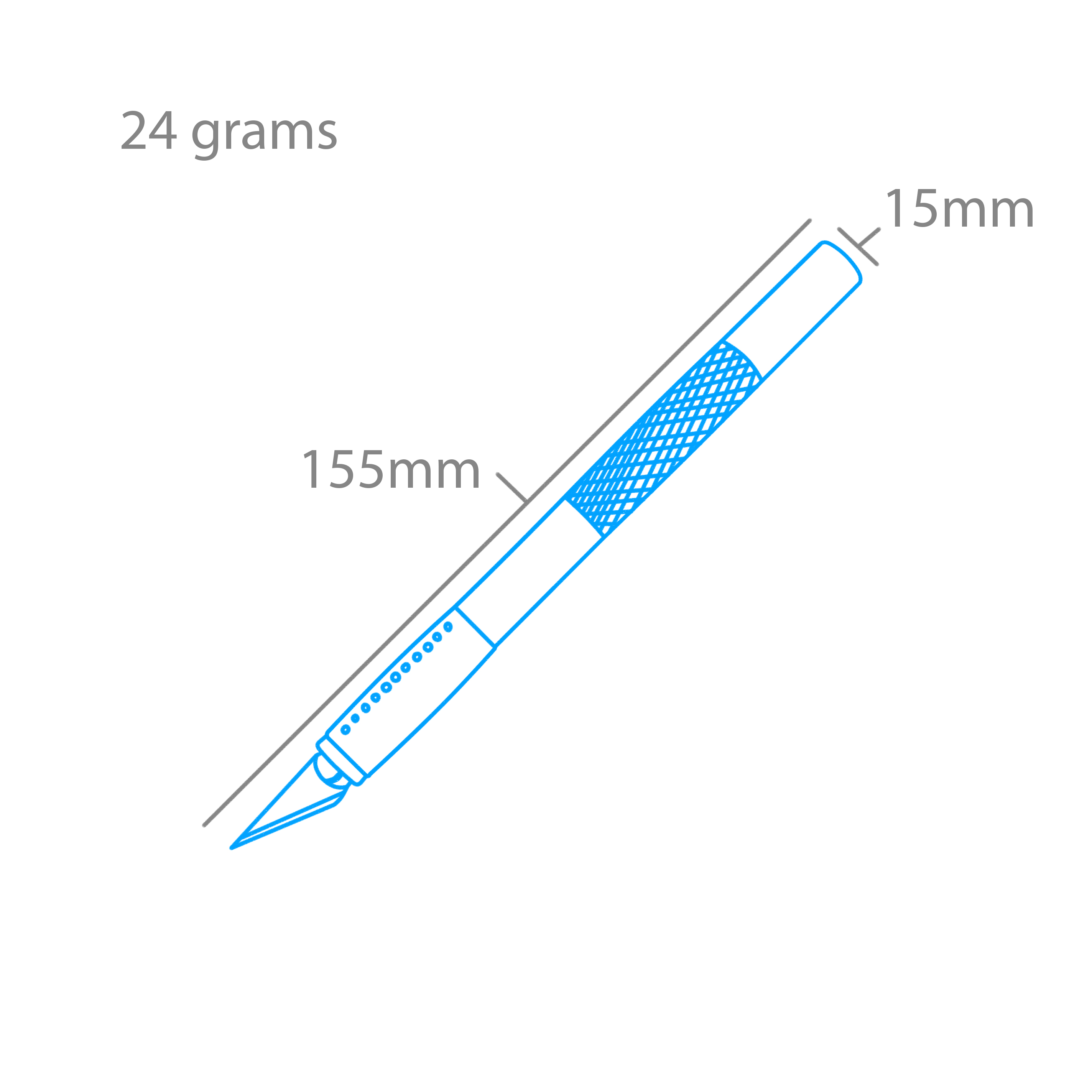 Mc soft grip kniv no1 blad 11