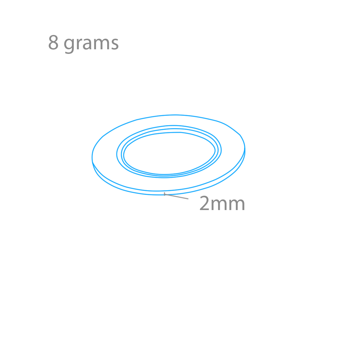 Mc maskeringstape 2mmx18m 2
