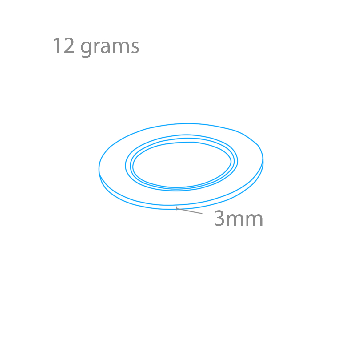 Mc maskeringstape 3mmx18m 2